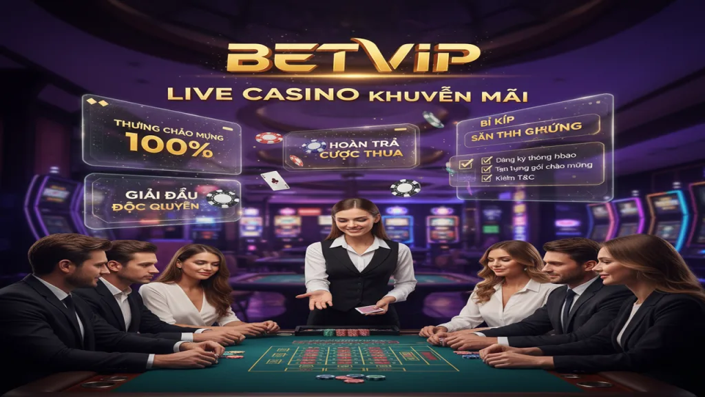 Mẹo nhận khuyến mãi Live Casino khủng