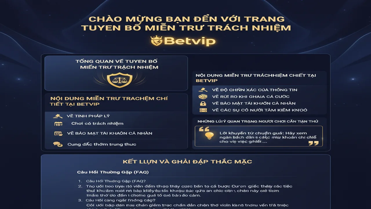 Miễn Trừ Trách Nhiệm